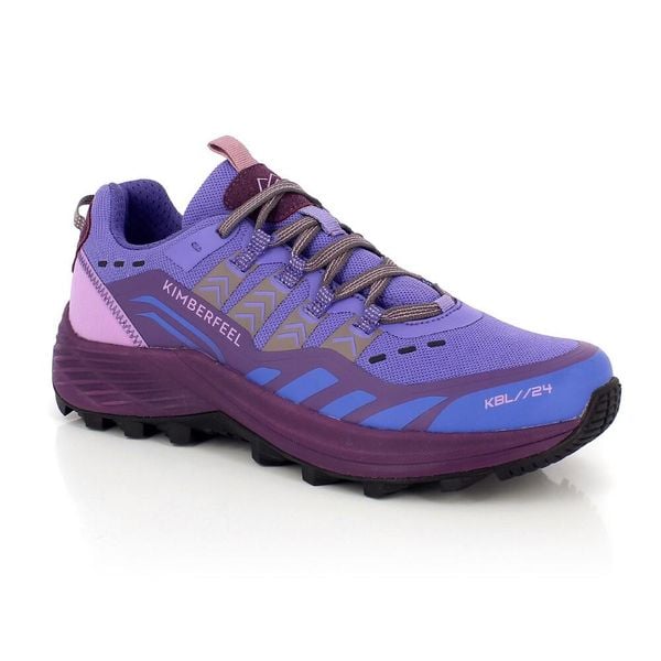 Buty do fast-hikingu AMIARA. Fioletowe buty trekkingowe Kimberfeel, bez zapięcia. Za 408.05 zł.