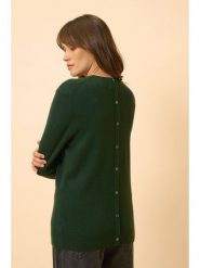 Just Cashmere Kaszmirowy sweter "Janice" w kolorze zielonym rozmiar: XL. Zielone swetry Just Cashmere, xl, bez wzorów, z kaszmiru, bez ramiączek. Za 363.71 zł.