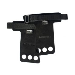 Skórki gimnastyczne do podnoszenia ciężarów Thorn Fit PRO. Czarne rękawiczki THORN FIT, bez wzorów, sportowe. Za 79.00 zł.