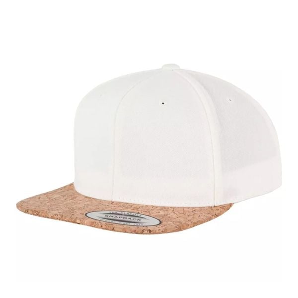 Czapka Z Daszkiem Cork Snapback Cap. Brązowe czapki z daszkiem FLEXFIT, bez wzorów, z materiału. Za 110.99 zł.
