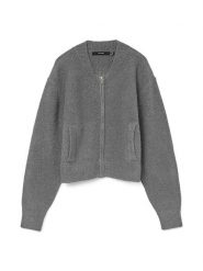 Vero Moda Kardigan w kolorze szarym rozmiar: L. Szare swetry Vero Moda, l, bez wzorów, z wełny, bez ramiączek. Za 140.53 zł.