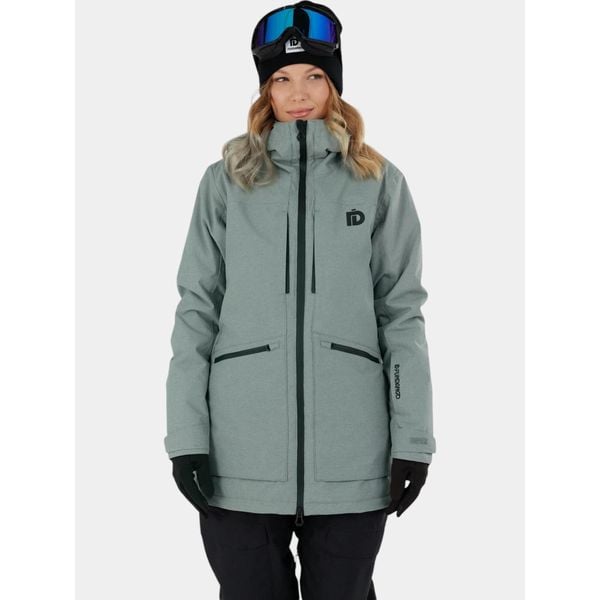 Kurtka Narciarska Damska Fundango Pemberton Eco Allmountain. Zielone kurtki narciarskie FUNDANGO, na zimę, xs, bez wzorów, bez kaptura, narciarskie. W wyprzedaży za 599.00 zł.