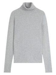 Perfect Cashmere Kaszmirowy golf "Bise" w kolorze szarym rozmiar: S. Szare swetry Perfect Cashmere, s, bez wzorów, z kaszmiru, bez ramiączek. Za 369.99 zł.