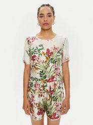 ViCOLO Bluzka TB2259 Kolorowy Relaxed Fit. Bluzki ViCOLO, m, bez wzorów, z wiskozy, bez kołnierzyka, bez ramiączek. Za 179.99 zł.