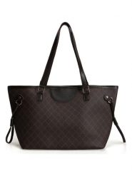 Lucky Bees Shopper bag w kolorze ciemnobrązowym - 50 x 28 x 15 cm rozmiar: onesize. Brązowe shopper bag Lucky Bees, bez wzorów, z materiału, bez dodatków. Za 109.26 zł.