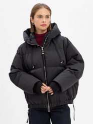 DUNO kurtka puchowa - Heka Kobiety czarny, L. Czarne kurtki DUNO, l, bez wzorów, z puchu, bez kaptura. Za 1,899.95 zł.