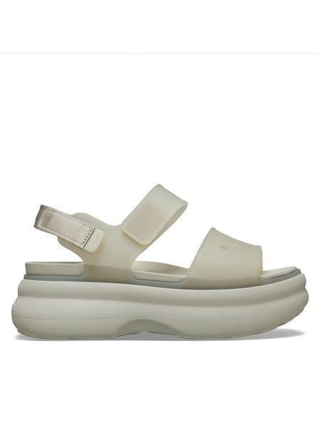 Crocs Sandały Soho Sandal 212651 Szary. Szare sandały Crocs, bez wzorów, z tworzywa sztucznego, bez obcasa, na płaskiej podeszwie, bez zapięcia. Za 188.99 zł.