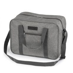 Torba podróżna do samolotu 40x30x20 Solier STB01 szara. Szare torby podróżne Solier, bez wzorów, z materiału. Za 65.00 zł.
