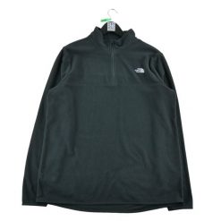 Second life - The North Face bluza polarowa damska - Stan bardzo dobry. Czarne bluzy z kapturem The North Face, l, bez wzorów, z materiału, bez kaptura, trekkingowe. Za 127.76 zł.