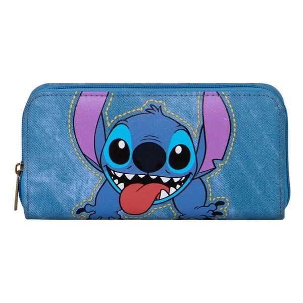 Portfel damski Karactermania Disney Stitch Updown. Niebieskie portfele Disney, bez wzorów. Za 142.00 zł.