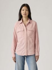 Levi's Koszula w kolorze jasnoróżowym rozmiar: M. Różowe koszule Levi's, m, bez wzorów, bez kołnierzyka, bez ramiączek. Za 131.45 zł.