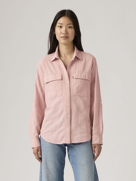 Levi's Koszula w kolorze jasnoróżowym rozmiar: M. Różowe koszule Levi's, m, bez wzorów, bez kołnierzyka, bez ramiączek. Za 131.45 zł.