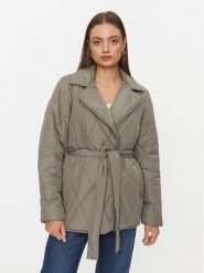 Vila Kurtka puchowa Dita 14087604 Brązowy Regular Fit. Brązowe kurtki Vila, bez wzorów, z puchu, bez kaptura. Za 149.99 zł.
