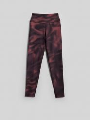 4F Legginsy treningowe szybkoschnące damskie - brązowe S. Brązowe legginsy 4f, bez wzorów. Za 149.99 zł.