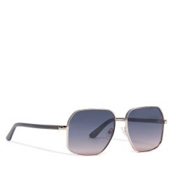 Okulary przeciwsłoneczne Guess. Żółte okulary przeciwsłoneczne Guess, z aplikacjami, złote. Za 369.99 zł.