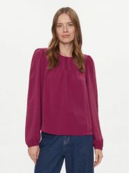 Vero Moda Bluzka 10302546 Fioletowy Regular Fit. Fioletowe bluzki Vero Moda, m, bez wzorów, z syntetyku, bez kołnierzyka, bez ramiączek. Za 79.99 zł.