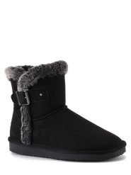 ISLAND BOOT Botki zimowe "Algoma" w kolorze czarnym rozmiar: 37. Czarne botki Island Boot, bez wzorów, z materiału, bez obcasa, bez zapięcia. Za 155.49 zł.