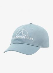 Czapka z daszkiem La Sportiva Hike Cap. Niebieskie czapki z daszkiem La Sportiva, bez wzorów, z bawełny, klasyczne. Za 129.99 zł.