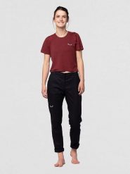 Salewa Koszulka funkcyjna "Lavaredo Hemp" w kolorze czerwonym rozmiar: 40. Czerwone t-shirty sportowe Salewa, bez wzorów, z materiału, bez ramiączek, outdoorowe. Za 131.12 zł.