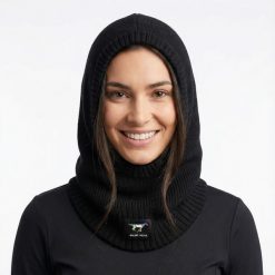 Balaclava Komin jeździecki GALOP WEAR 100% wełna merino. Czarne szaliki i kominy GALOP WEAR, na zimę, bez wzorów, z materiału, biznesowe. Za 269.00 zł.