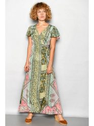 H.H.G. Sukienka ze wzorem rozmiar: M. Sukienki H.H.G., m, bez wzorów, bez kołnierzyka, bez ramiączek, maxi. Za 82.95 zł.