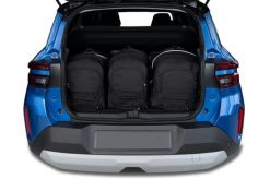 Torby Do Bagażnika Opel Frontera Ev 2024+ 3Szt Kjust. Czarne torby podróżne KJUST, bez wzorów, z kauczuku. Za 1,111.00 zł.