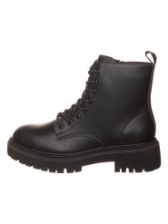 Skechers Skórzane botki "Modern Rugged" w kolorze czarnym rozmiar: 39. Czarne botki Skechers, bez wzorów, bez obcasa, bez zapięcia. Za 298.07 zł.