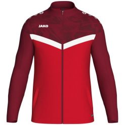 Poliestrowa bluza dresowa Jako Iconic. Czerwone bluzy JAKO, m, bez wzorów, z dresówki, bez ramiączek, z kapturem. Za 278.50 zł.