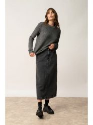 Just Cashmere Kaszmirowy sweter "Lexini" w kolorze antracytowym rozmiar: S. Czarne swetry Just Cashmere, s, bez wzorów, z kaszmiru, bez ramiączek. Za 413.99 zł.
