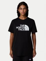 The North Face T-Shirt Easy NF0A8A6G Czarny Loose Fit. Czarne t-shirty The North Face, l, bez wzorów, z bawełny, bez kołnierzyka, bez ramiączek. Za 89.99 zł.