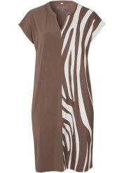 Sukienka shirtowa. Czarne sukienki bonprix, bez wzorów, bez kołnierzyka, bez ramiączek. Za 129.99 zł.