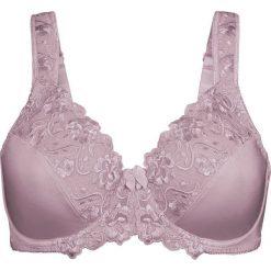 Biustonosz "minimizer" bonprix różowobrązowy. Czerwone biustonosze bonprix, z aplikacjami. Za 32.99 zł.