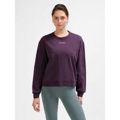 Bluza damska Hummel MT Dhyani. Czerwone bluzy Hummel, bez wzorów, sportowe, bez ramiączek, bez kaptura. Za 181.50 zł.