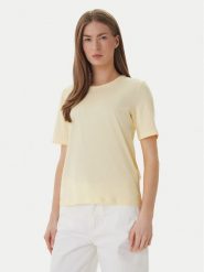 ONLY T-Shirt 15270390 Żółty Regular Fit. Żółte t-shirty ONLY, xl, bez wzorów, z bawełny, bez kołnierzyka, bez ramiączek. Za 49.99 zł.