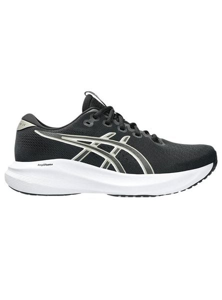 Biegowe i trekkingowe buty Asics Gel-excite czarne. Czarne buty do biegania ASICS, bez wzorów, z materiału, bez zapięcia, do biegania. Za 554.99 zł.