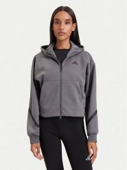 Adidas Bluza Adidas Z.N.E. Cropped KF6394 Szary ciemny Loose Fit. Szare bluzy adidas, xs, bez wzorów, z syntetyku, bez ramiączek, bez kaptura. Za 439.99 zł.
