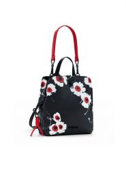 Desigual Plecak Chandra Sumy Mini 25SAKP27 Czarny. Czarne plecaki Desigual, bez wzorów, ze skóry, bez dodatków. Za 249.99 zł.