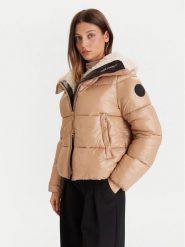 Save The Duck Kurtka zimowa D30974W LOVE21 Brązowy Regular Fit. Brązowe kurtki Save the duck, na zimę, bez wzorów, z syntetyku, bez kaptura. Za 1,579.00 zł.