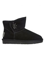Pepe Jeans FOOTWEAR Skórzane botki zimowe w kolorze czarnym rozmiar: 40. Czarne botki Pepe Jeans FOOTWEAR, bez wzorów, z jeansu, bez obcasa, bez zapięcia. Za 155.15 zł.