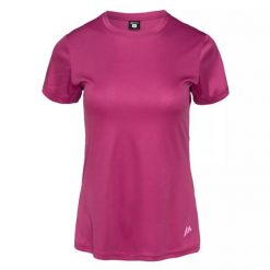 Koszulka damska Martes Lady Nalso - różowa, Rozmiar L. Czerwone t-shirty sportowe MARTES, l, bez wzorów, z materiału, bez ramiączek, do biegania. Za 29.99 zł.