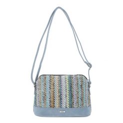 Niebieska Torebka Rieker Stylowa Listonoszka Damska. Niebieskie listonoszki Rieker, bez wzorów, ze skóry ekologicznej, eleganckie, na ramię, bez dodatków. Za 209.00 zł.