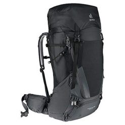 Plecak trekkingowy Deuter Futura Air Trek 55 + 10 SL damski - black. Czarne plecaki Deuter, bez wzorów, bez dodatków. Za 1,047.99 zł.