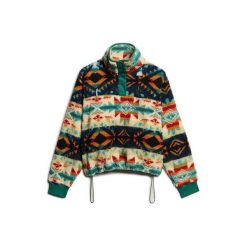 Damska bluza rozpinana do połowy Superdry Super Soft. Bluzy Superdry, bez wzorów, bez kaptura. W wyprzedaży za 355.60 zł.
