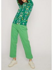 Blutsgeschwister Bluza "Scuba Dubameet me at the tennis court" w kolorze zielonym rozmiar: L. Zielone bluzy Blutsgeschwister, l, bez wzorów, z bawełny, bez ramiączek, z kapturem. Za 166.10 zł.