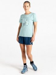 Dare 2b Koszulka funkcyjna "Tranquility III Tee" w kolorze błękitnym rozmiar: 40. Niebieskie t-shirty sportowe Dare 2b, bez wzorów, z bawełny, bez ramiączek, outdoorowe. Za 70.57 zł.