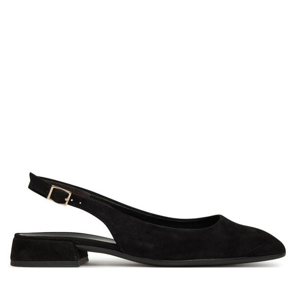 Czółenka Gabor. Czarne czółenka Gabor, bez wzorów, bez obcasa, bez zapięcia. Za 499.99 zł.