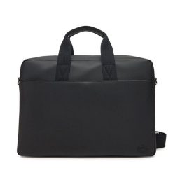 Torba na laptopa Lacoste. Czarne torby na laptopa Lacoste, bez wzorów. Za 439.99 zł.