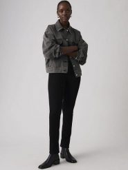 Levi's Dżinsy "712" - Slim fit - w kolorze czarnym rozmiar: W30/L32. Czarne jeansy Levi's, l, z aplikacjami, klasyczne. Za 239.40 zł.