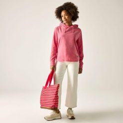 Damska bluza Mayse Marl. Czerwone bluzy Regatta, bez wzorów, sportowe, bez ramiączek, z kapturem. Za 99.99 zł.