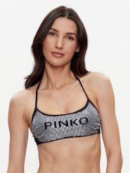 Pinko Góra od bikini Idillio 101058 A0SB Srebrny. Szare bikini Pinko, bez wzorów, z syntetyku. Za 1,089.00 zł.